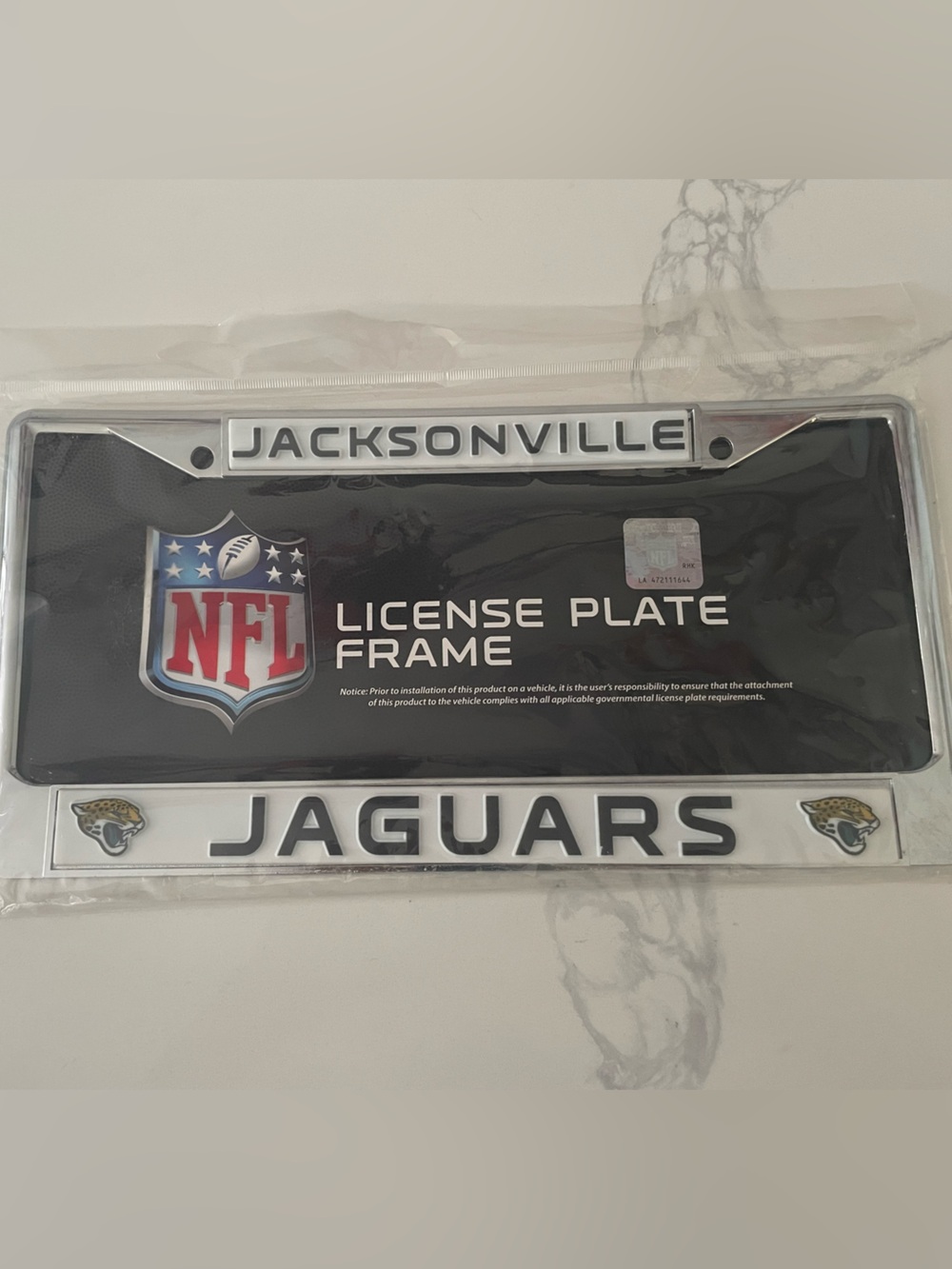 Jacksonville Jaguars NFL License Plate Frame